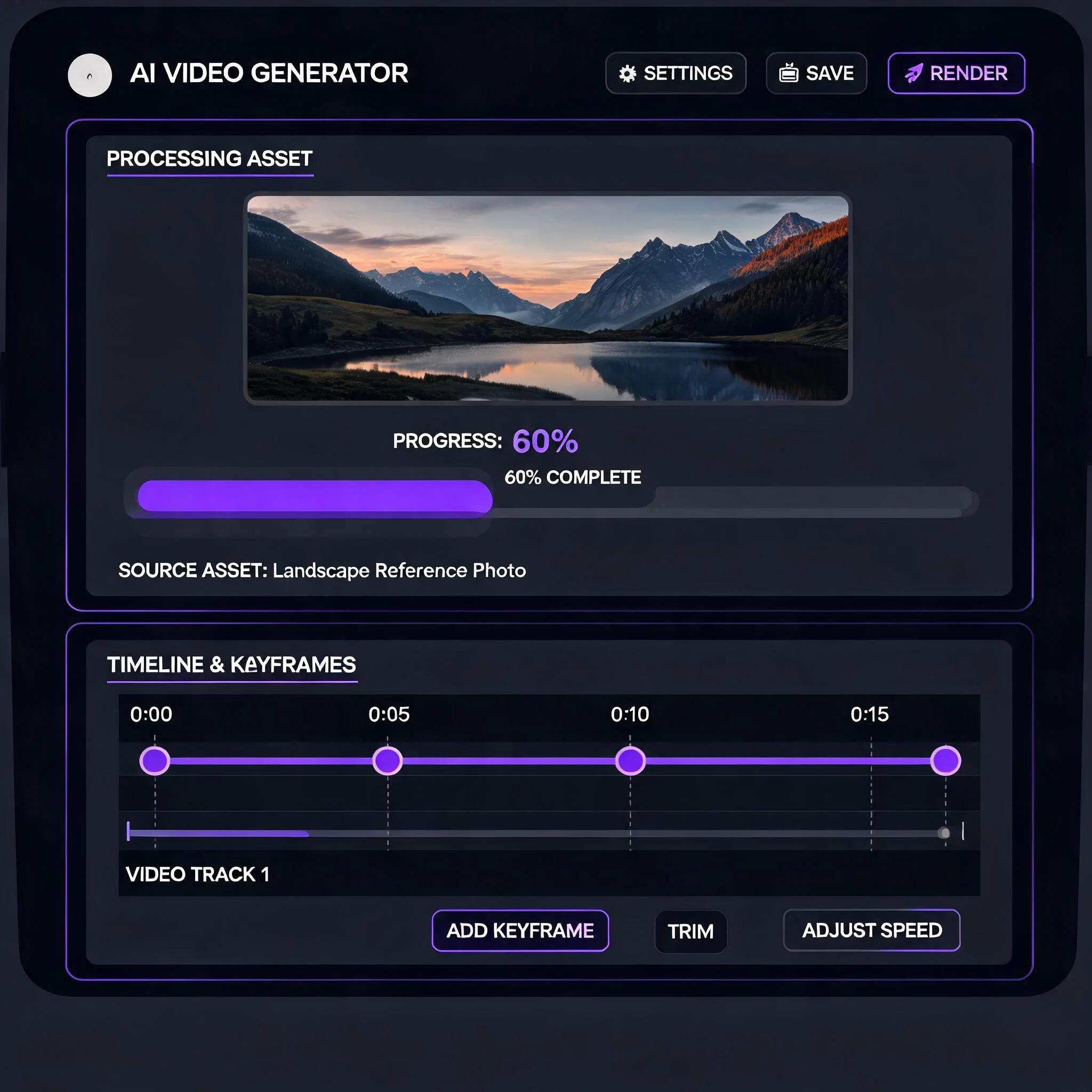 How AI video generation works step by step