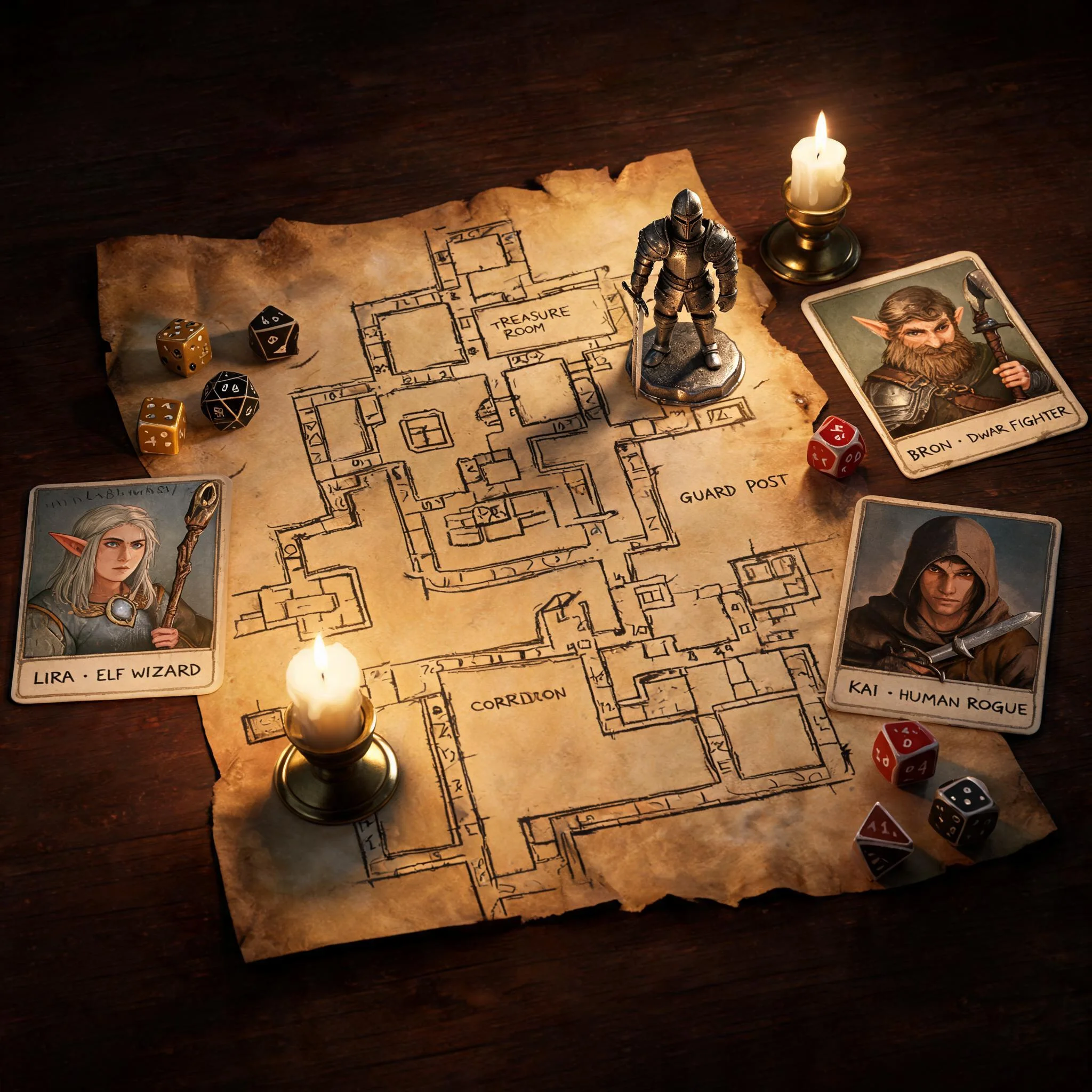 Tabletop Campaign Art - free unrestricted AI image generator use case